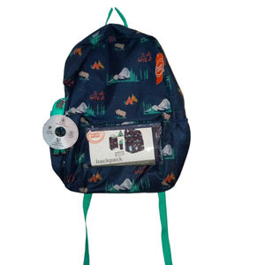 COPY - Backpack 5 Piece Wilderness Back to School Wonder Nation Adjustable Stra…